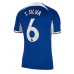 Billige Chelsea Thiago Silva #6 Hjemmebane Fodboldtrøjer 2023-24 Kortærmet
